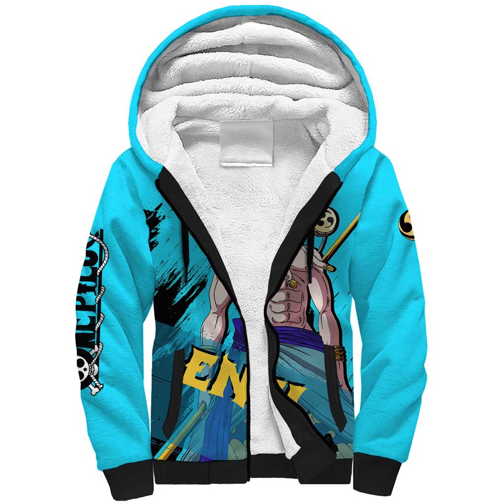 Enel - One Piece Sherpa Hoodie Anime Style