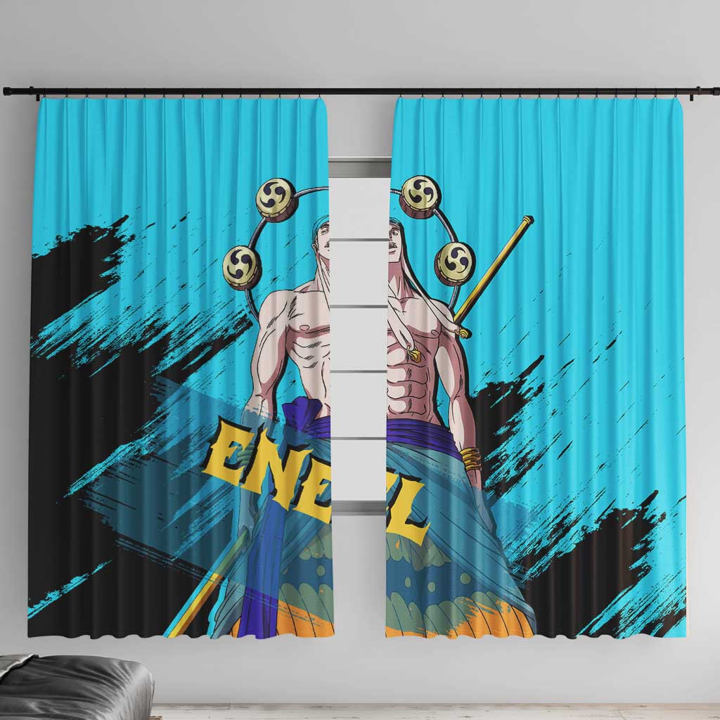 Enel - One Piece Window Curtain Anime Style