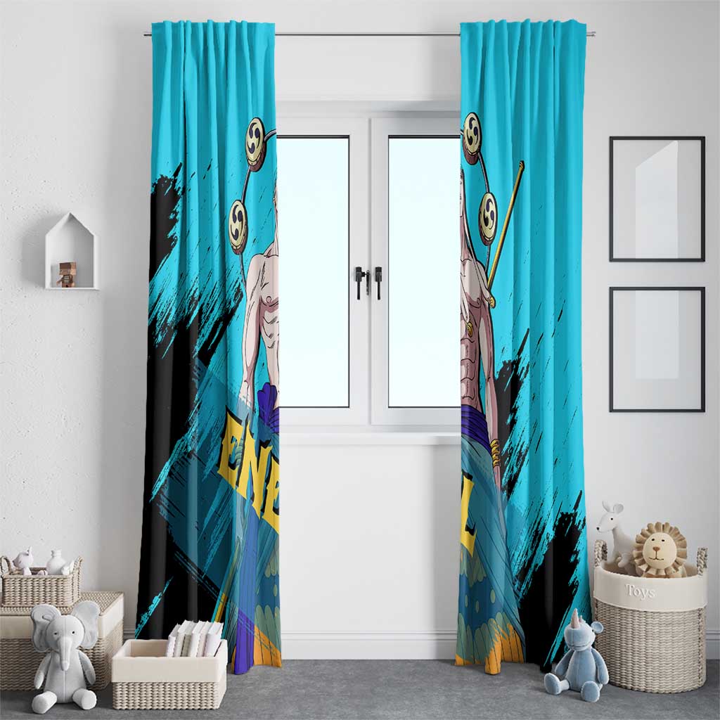 Enel - One Piece Window Curtain Anime Style
