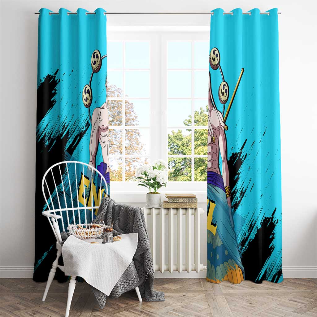 Enel - One Piece Window Curtain Anime Style