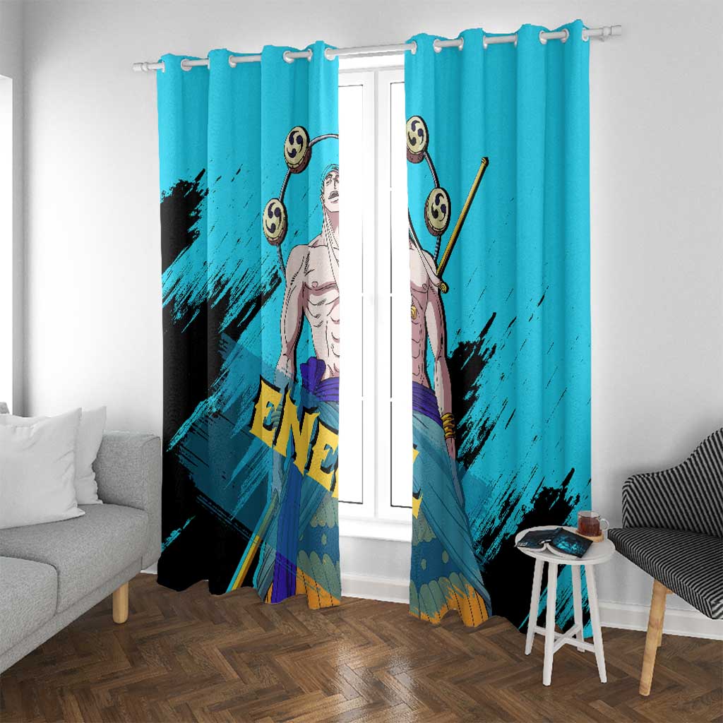 Enel - One Piece Window Curtain Anime Style