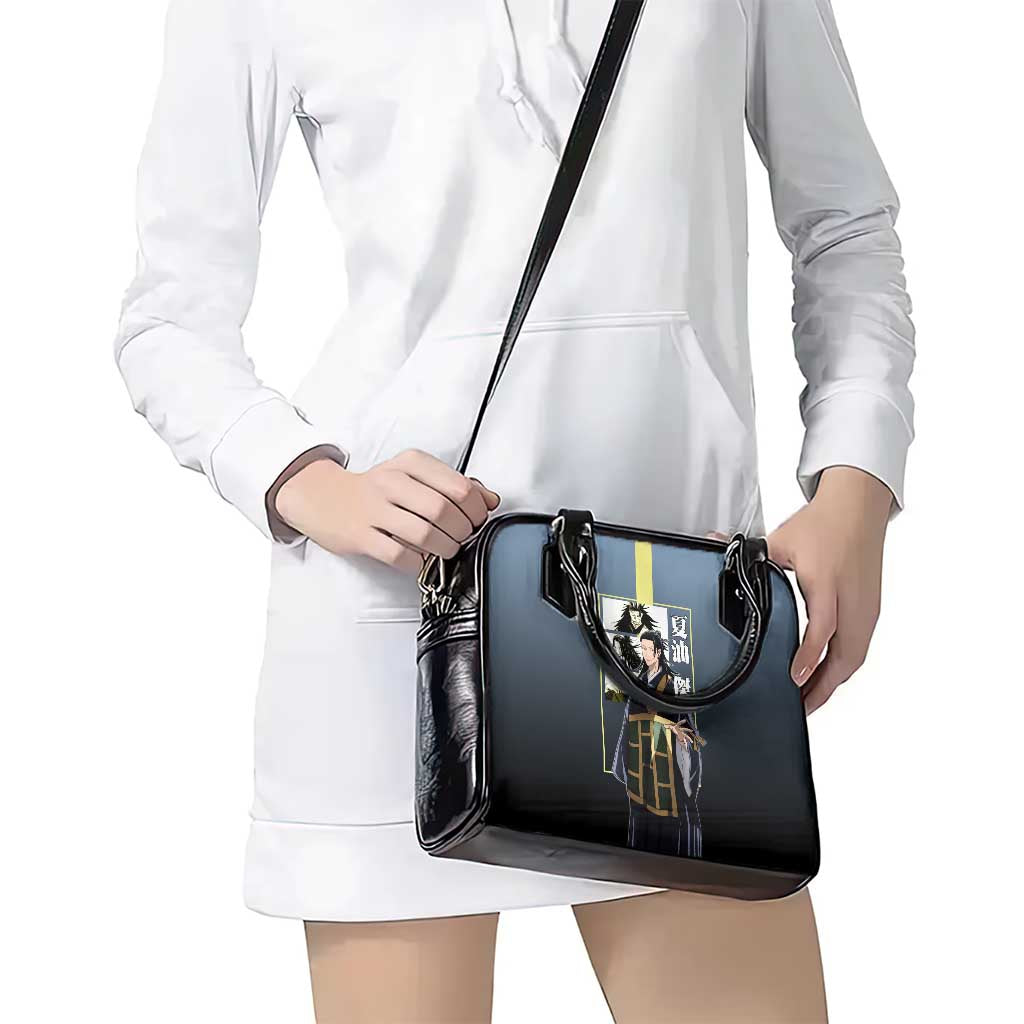 Suguru Geto from Jujutsu Kaisen Shoulder Handbag with Yellow and Blue Background and Multiple Poses Design - The Mazicc