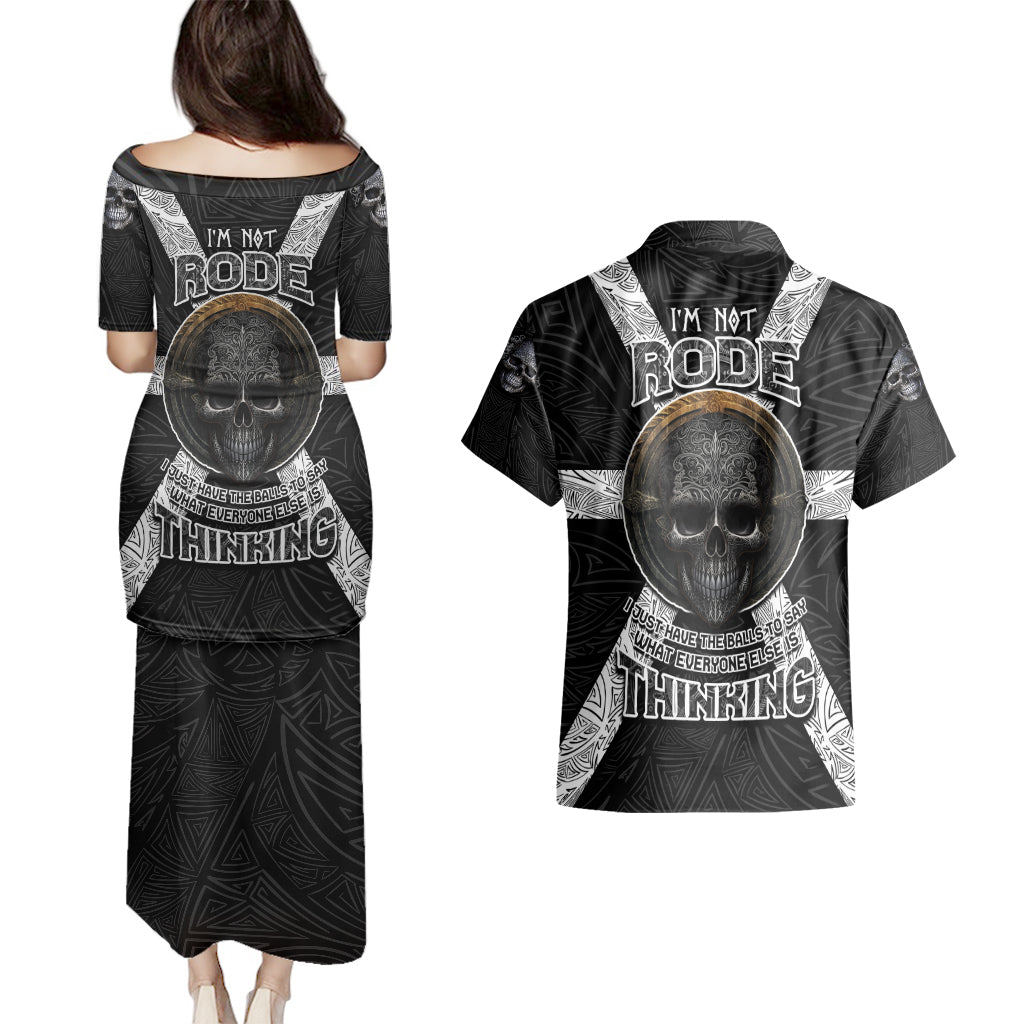 hell-pattern-skull-couples-matching-puletasi-dress-and-hawaiian-shirt-im-not-rode-i-just-hace-the-balls-to-say-what-everyone-else-is-thinking