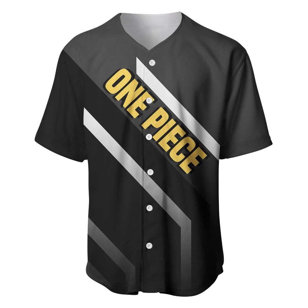 Brook One Piece Baseball Jersey with Skeleton Musician Pose and Stylish Design - The Mazicc