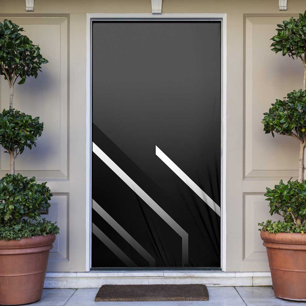 Brook One Piece Door Cover with Skeleton Musician Pose and Stylish Design - The Mazicc