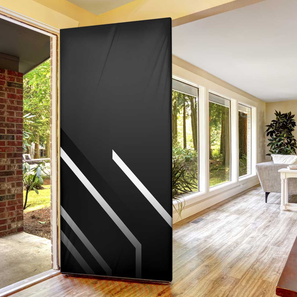 Brook One Piece Door Cover with Skeleton Musician Pose and Stylish Design - The Mazicc