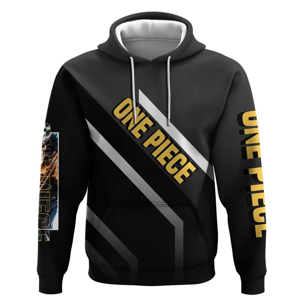 Brook One Piece Zip Hoodie with Skeleton Musician Pose and Stylish Design - The Mazicc