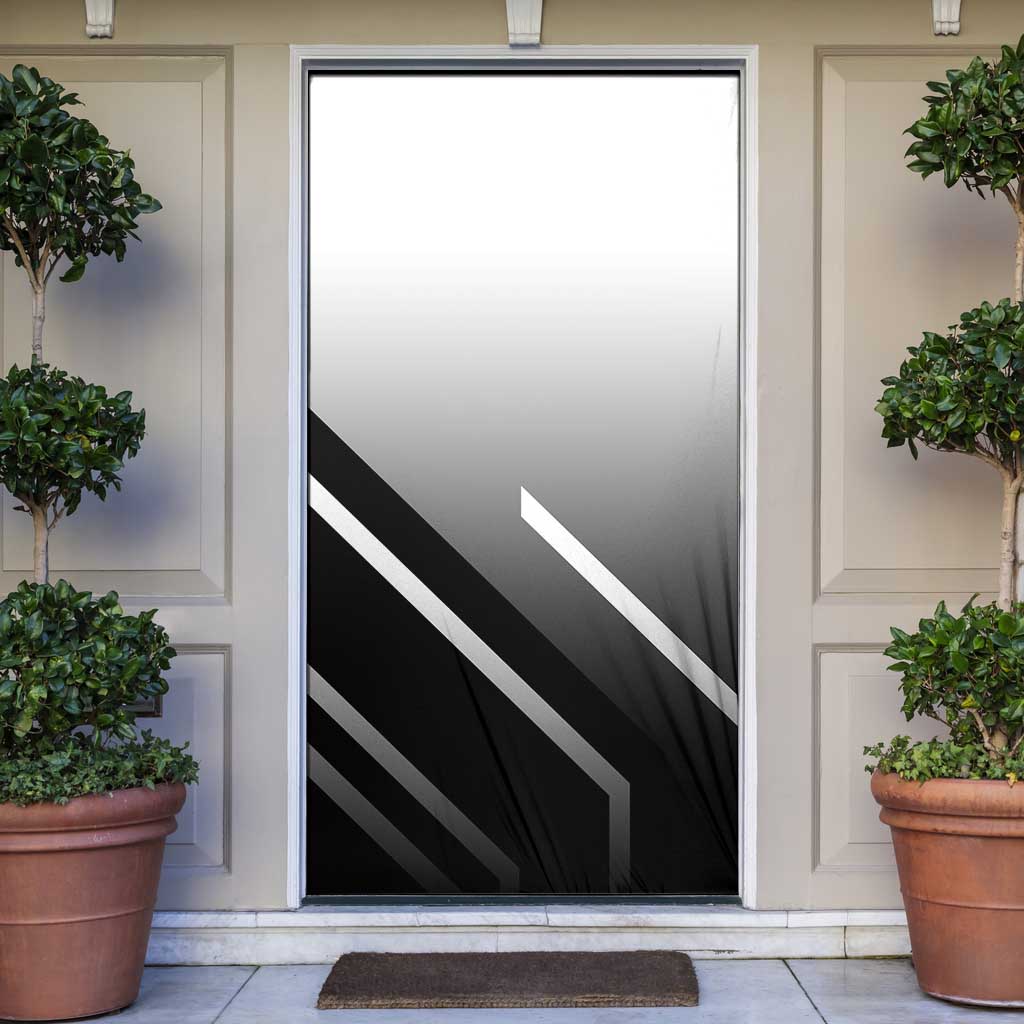Trafalgar D. Law One Piece Door Cover with Sword and Strategic Battle Pose Design - The Mazicc