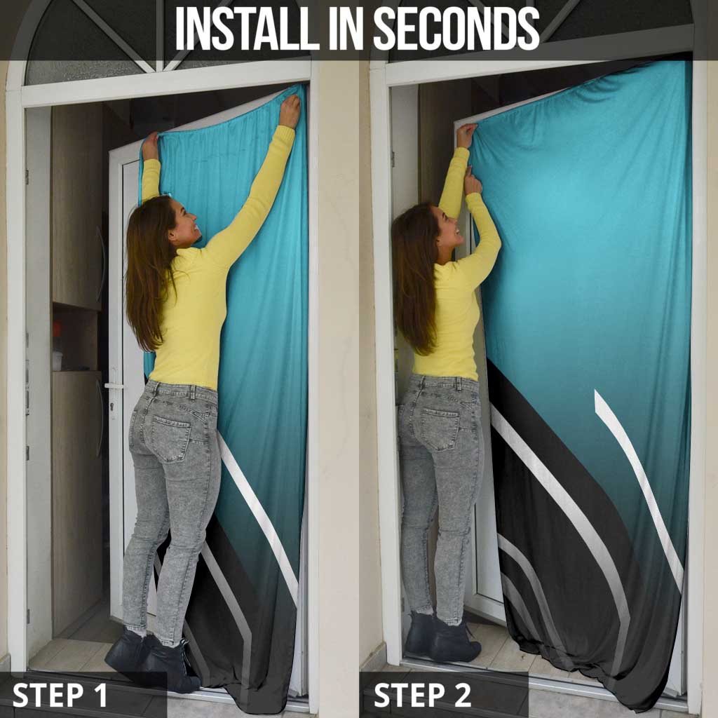 Yamato One Piece Door Cover with Fierce Battle Pose and Energetic Design - The Mazicc