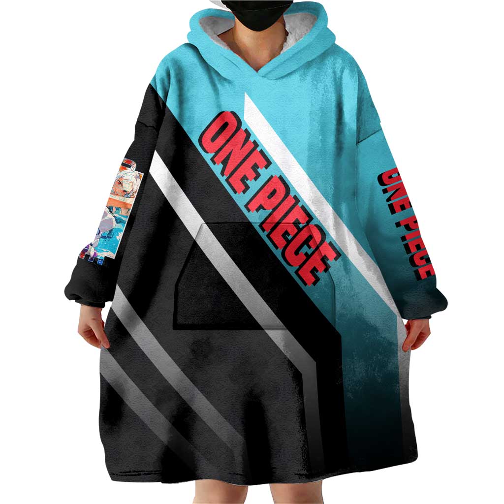 Yamato One Piece Wearable Blanket Hoodie with Fierce Battle Pose and Energetic Design - The Mazicc
