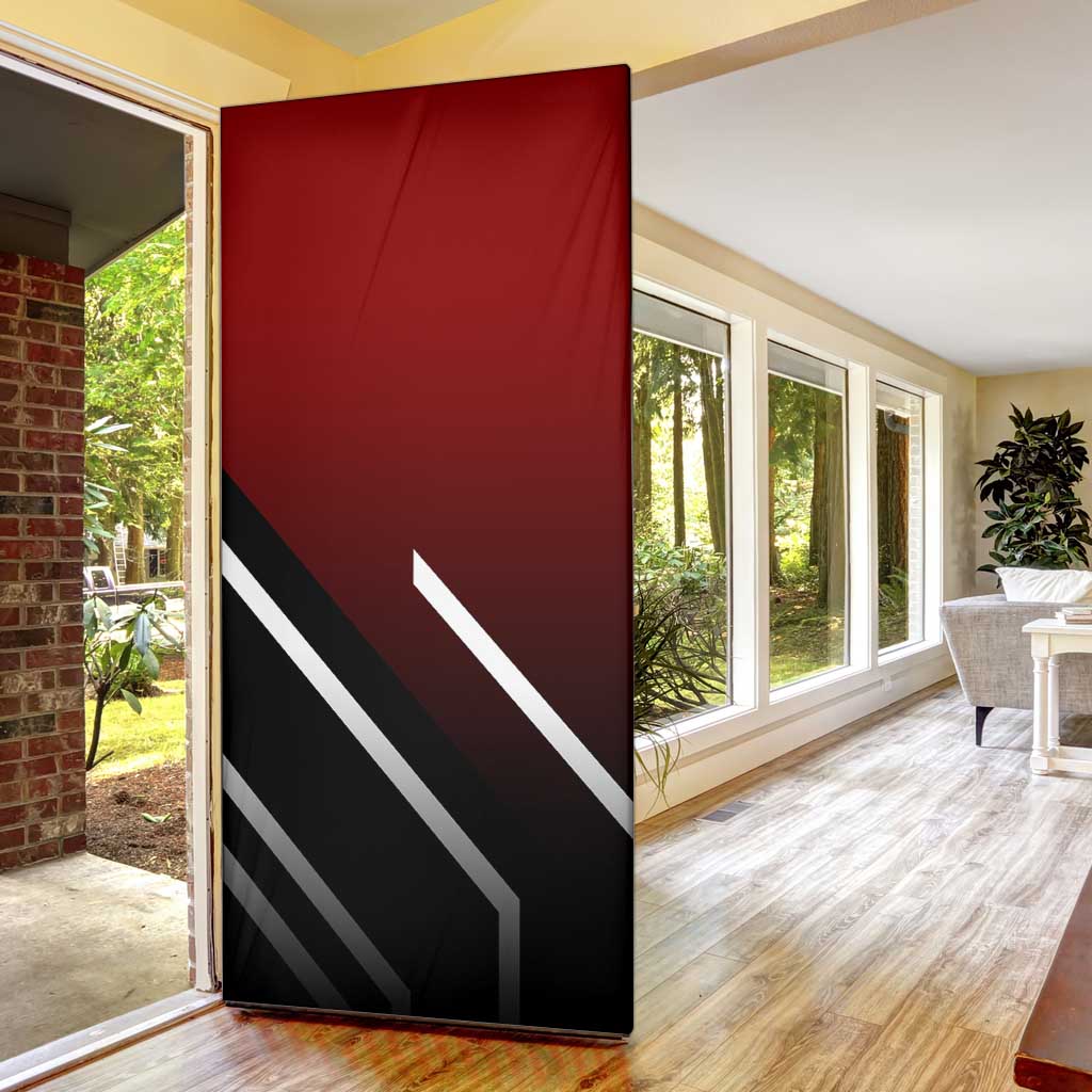 Shanks One Piece Door Cover with Red-Haired Captain Pose and Bold Pirate Design - The Mazicc