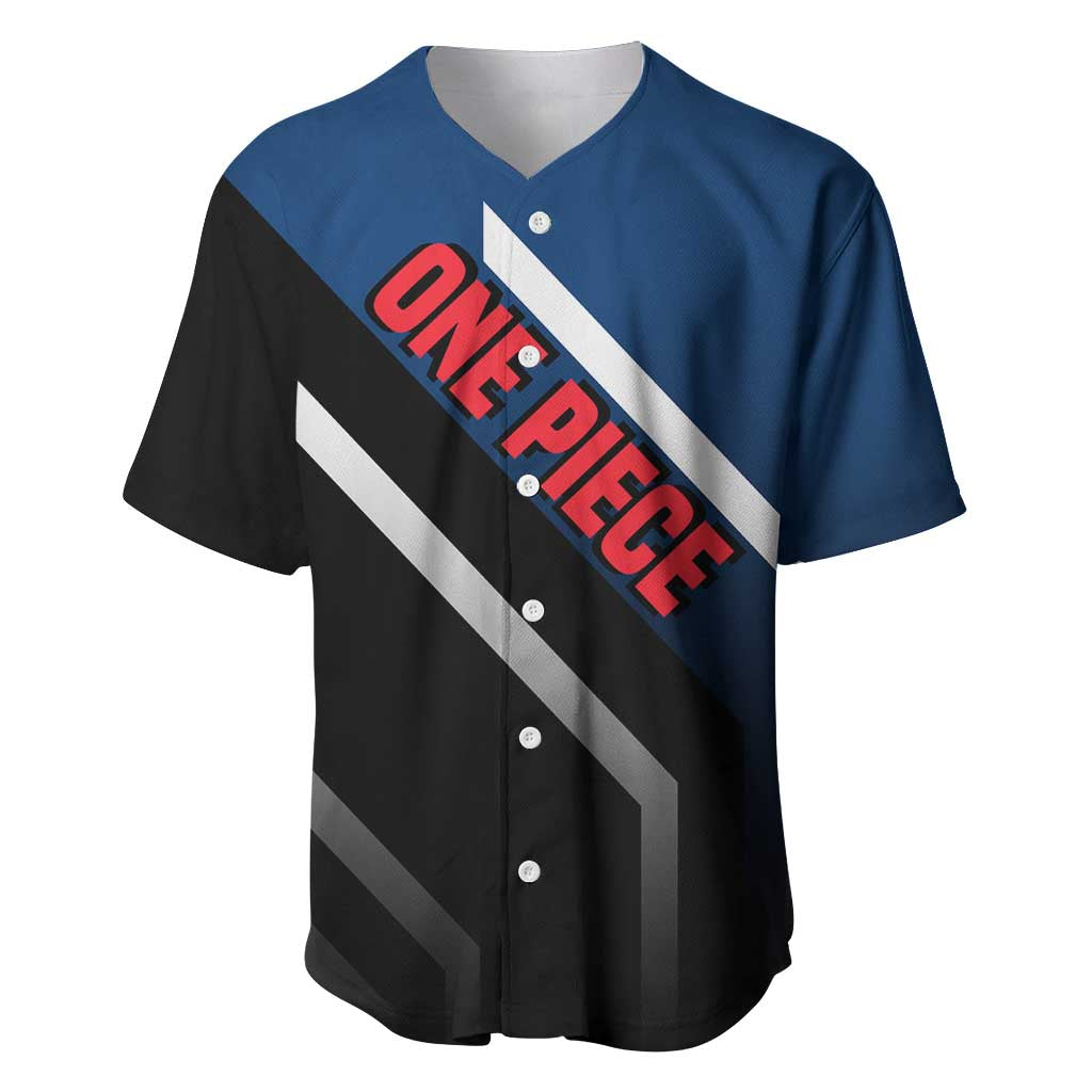 Buggy One Piece Baseball Jersey with Clown Pirate Pose and Colorful Bold Design - The Mazicc