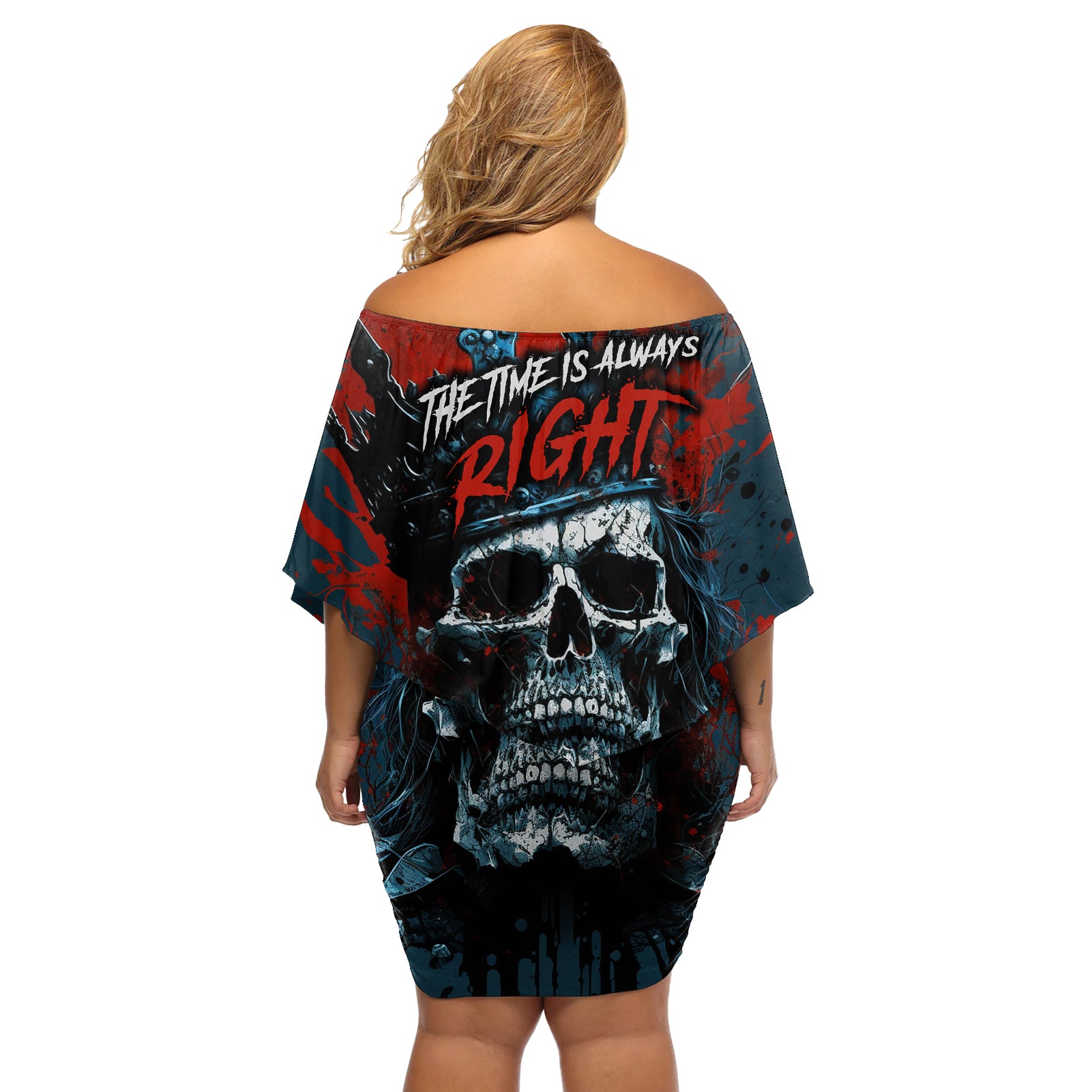 skull-king-off-shoulder-short-dress-the-time-is-always-right-to-do-what-is-right