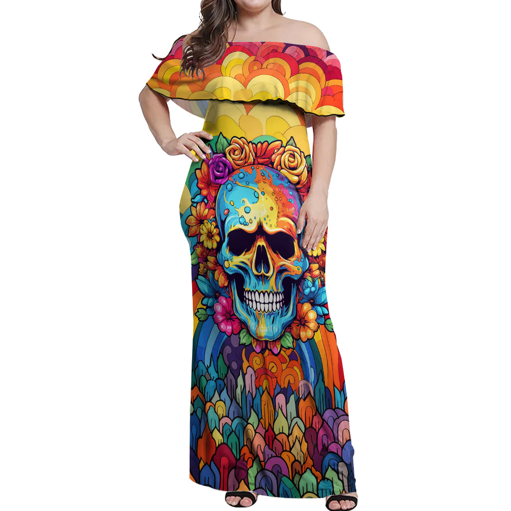 floral-skull-off-shoulder-maxi-dress-im-blunt-because-god-rolled-me-that-way
