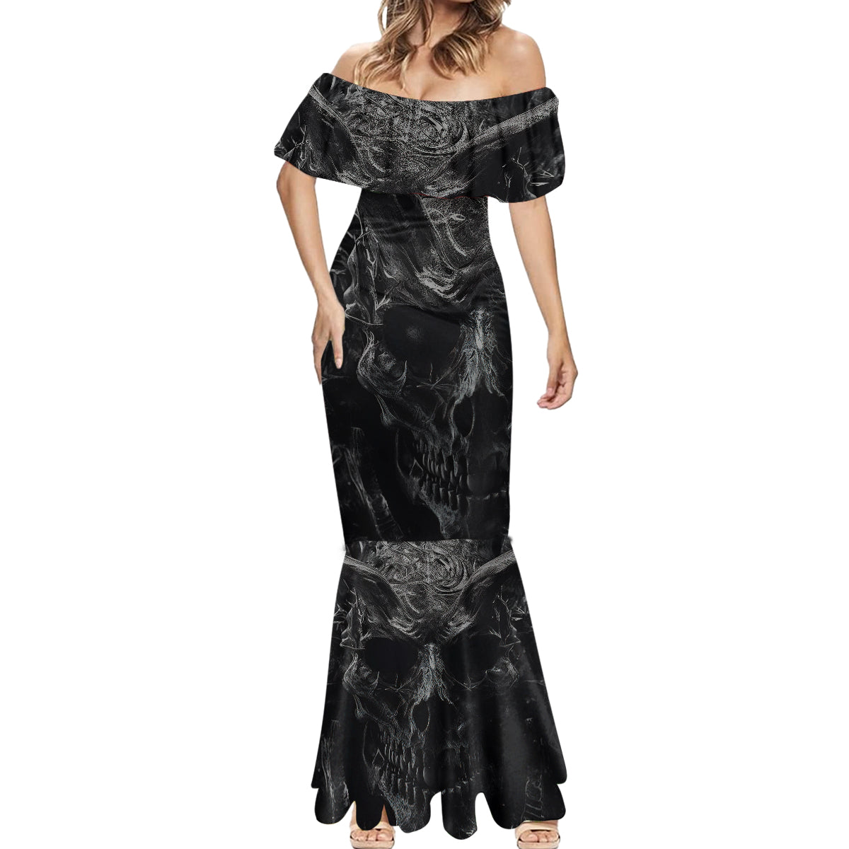 horror-skull-mermaid-dress-of-course-im-going-to-hell-im-just-here-to-pick-you-up