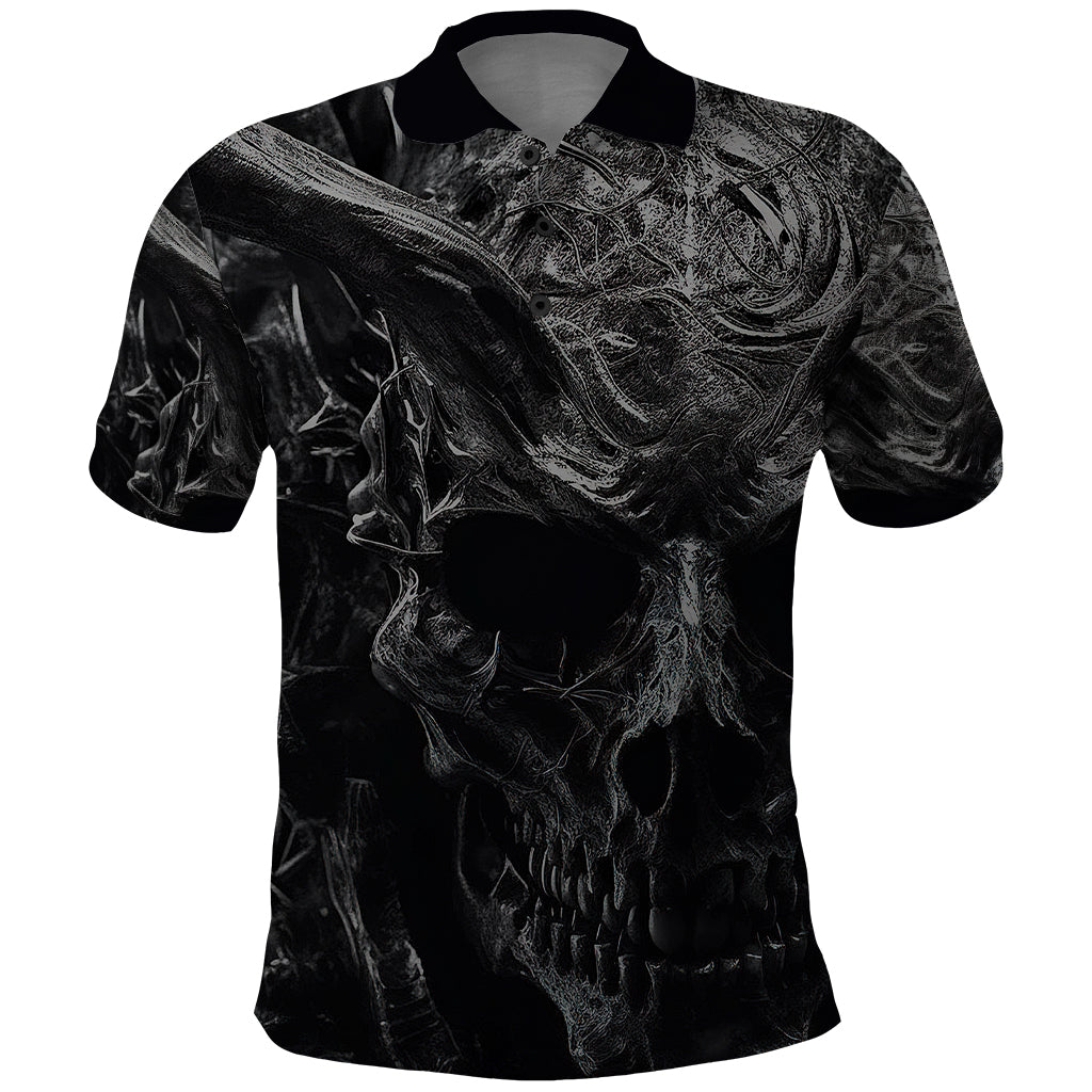 horror-skull-polo-shirt-of-course-im-going-to-hell-im-just-here-to-pick-you-up