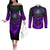 horor-skull-couples-matching-off-the-shoulder-long-sleeve-dress-and-long-sleeve-button-shirts-welcome-to-the-dark-side