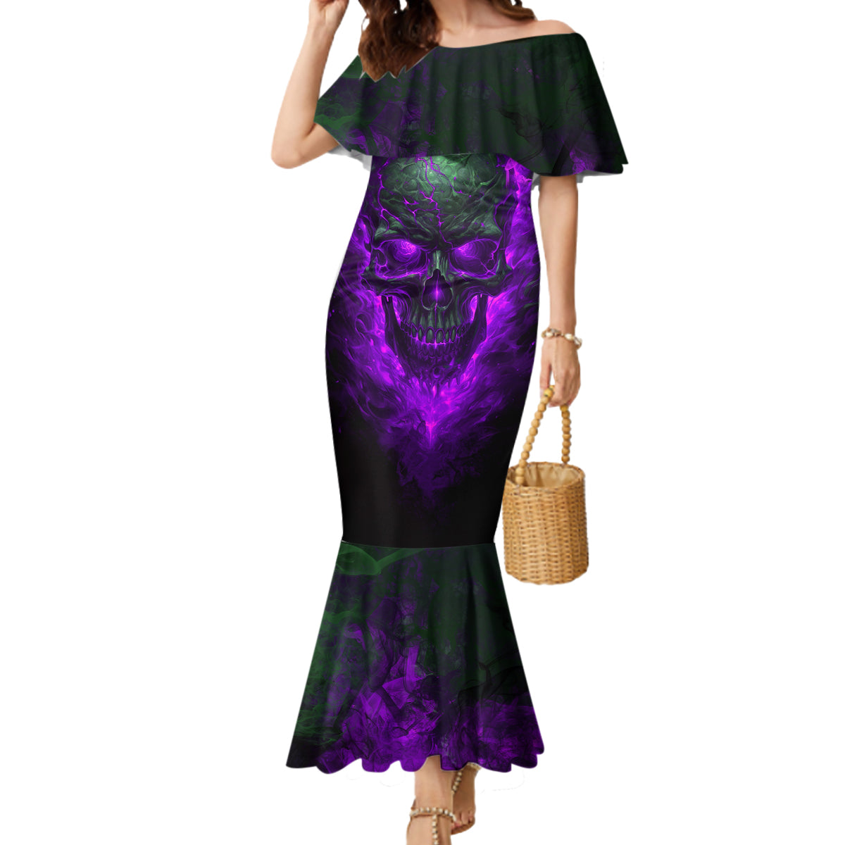 horor-skull-mermaid-dress-welcome-to-the-dark-side