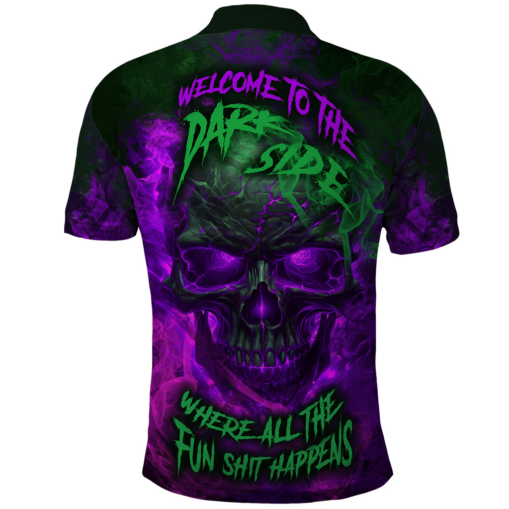 horor-skull-polo-shirt-welcome-to-the-dark-side