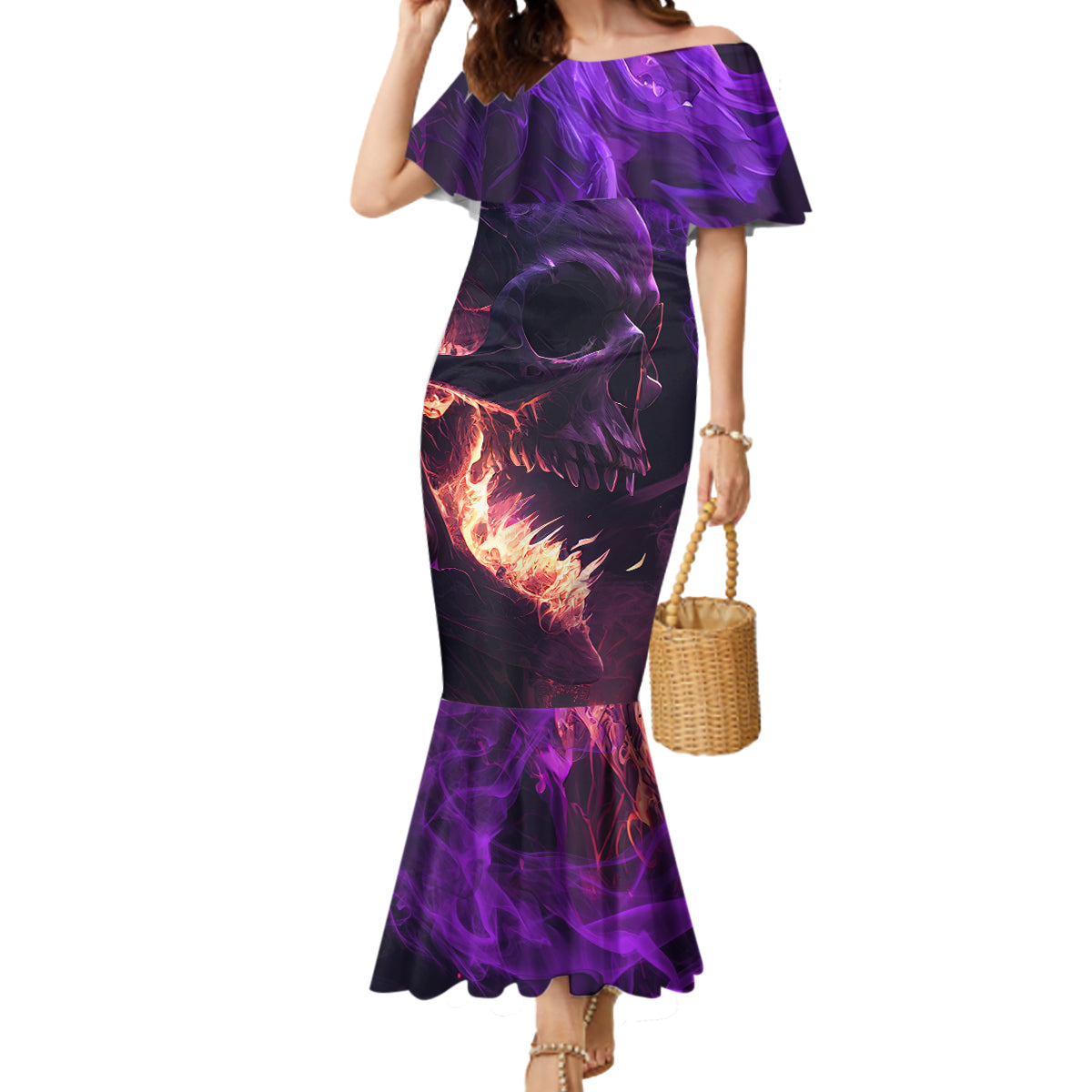 fire-skull-mermaid-dress-the-only-thing-that-can-stop-me-is-me