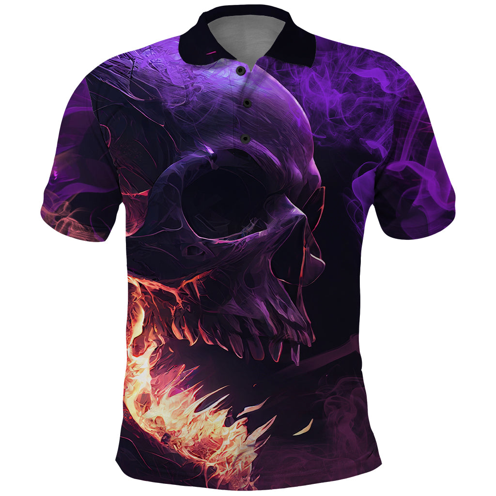 fire-skull-polo-shirt-the-only-thing-that-can-stop-me-is-me