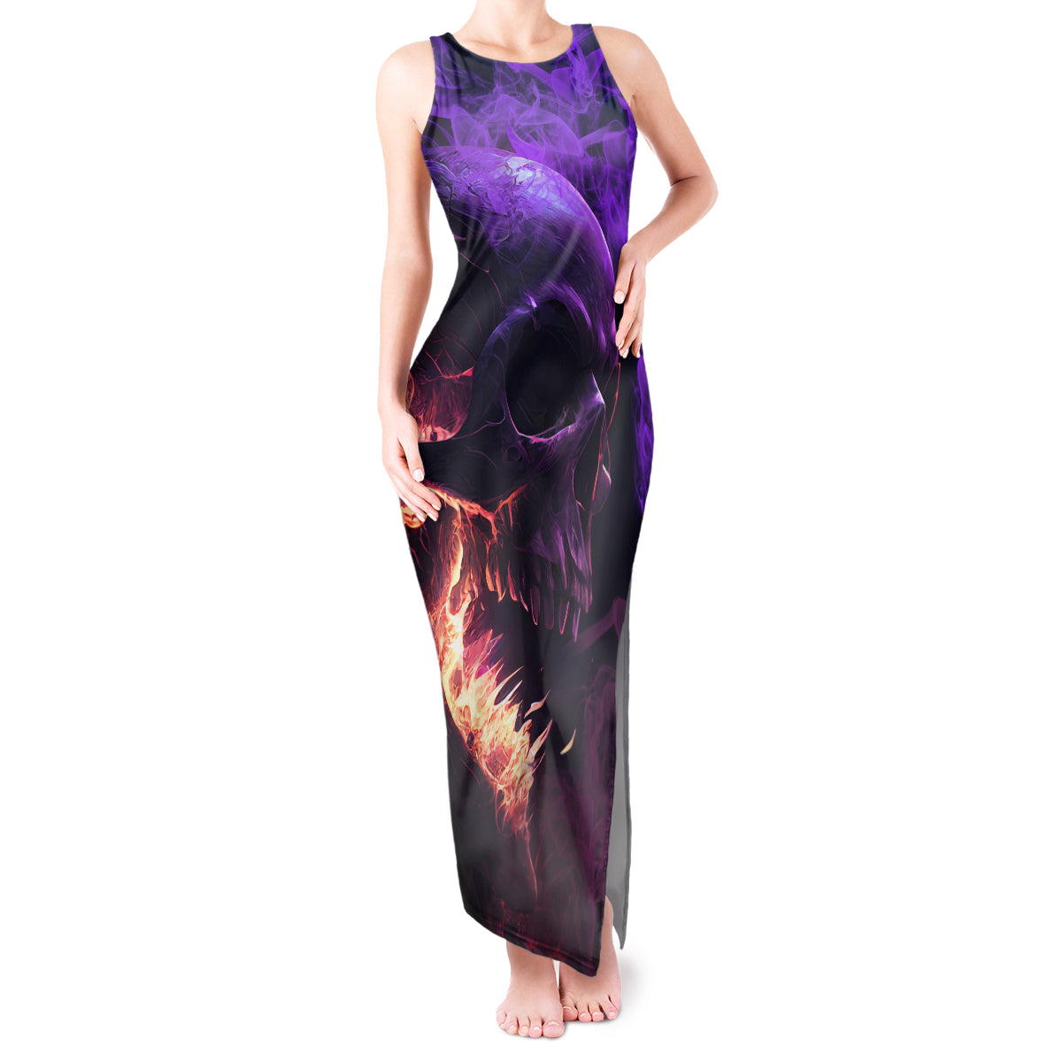 fire-skull-tank-maxi-dress-the-only-thing-that-can-stop-me-is-me