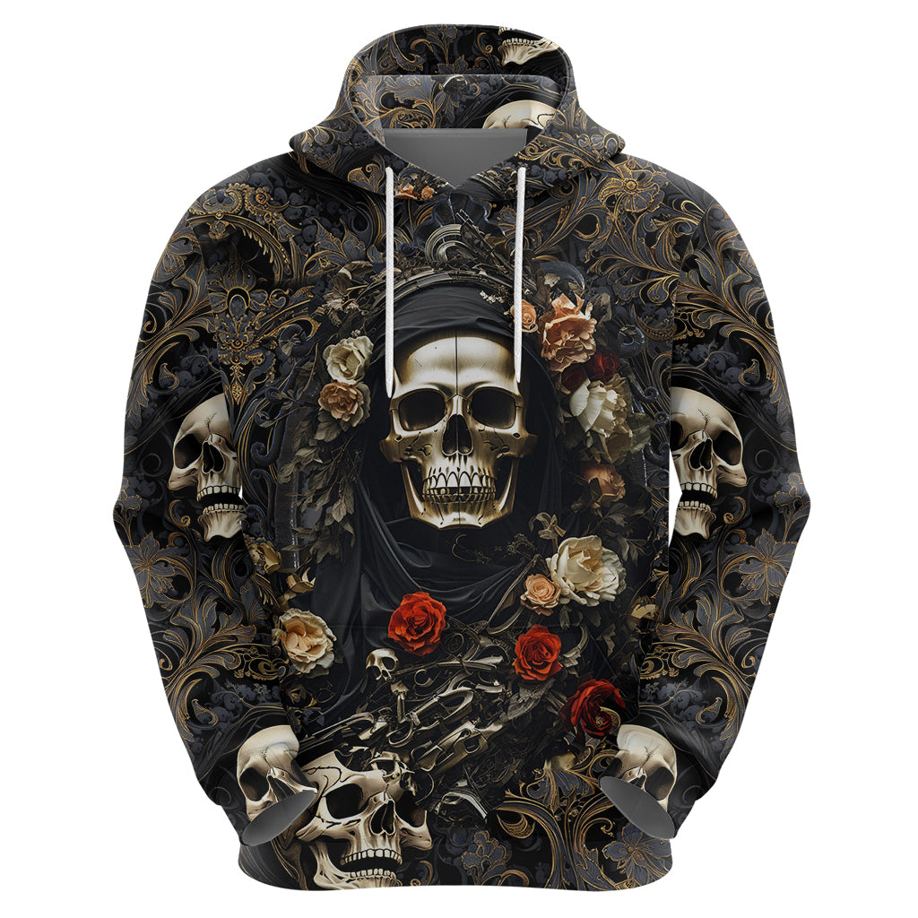 skull-roses-hoodie-never-say-die