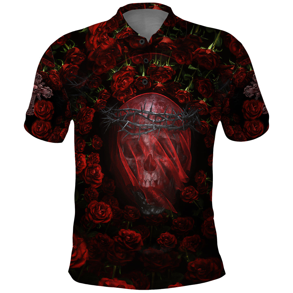 skull-roses-polo-shirt-you-are-not-hard-to-love