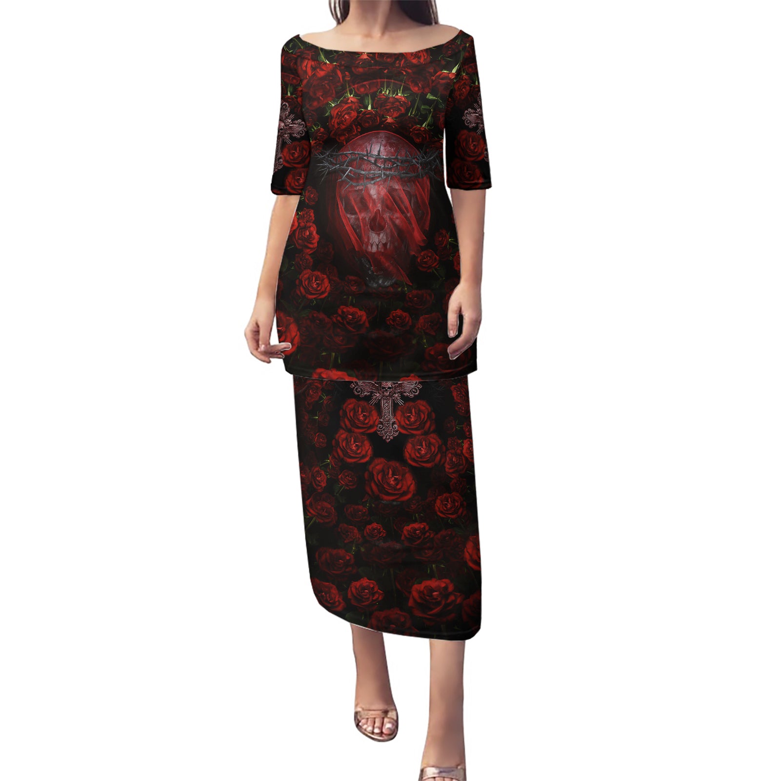 skull-roses-puletasi-you-are-not-hard-to-love