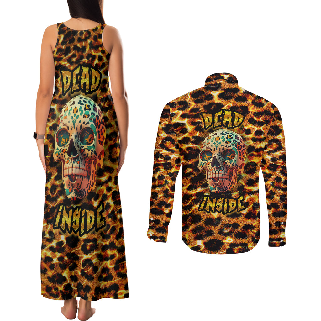 leopard-skull-couples-matching-tank-maxi-dress-and-long-sleeve-button-shirts-dead-inside