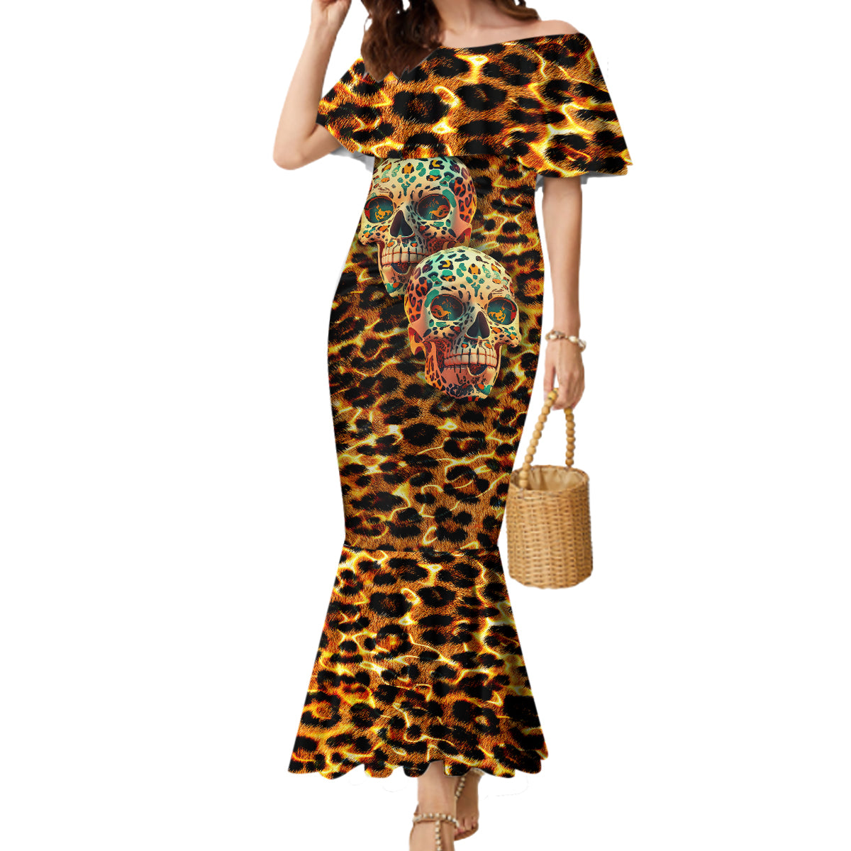 leopard-skull-mermaid-dress-dead-inside