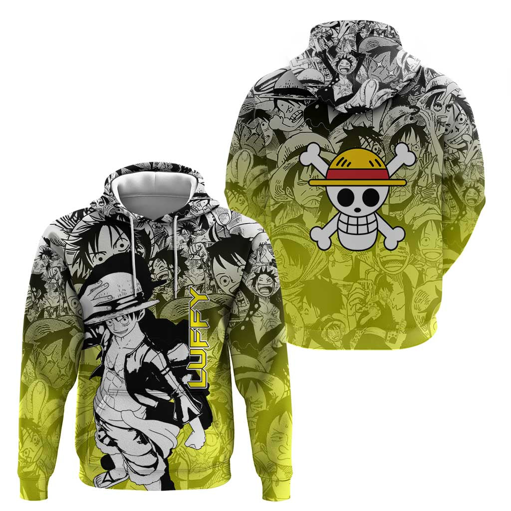 Monkey D. Luffy - One Piece Hoodie Manga Style