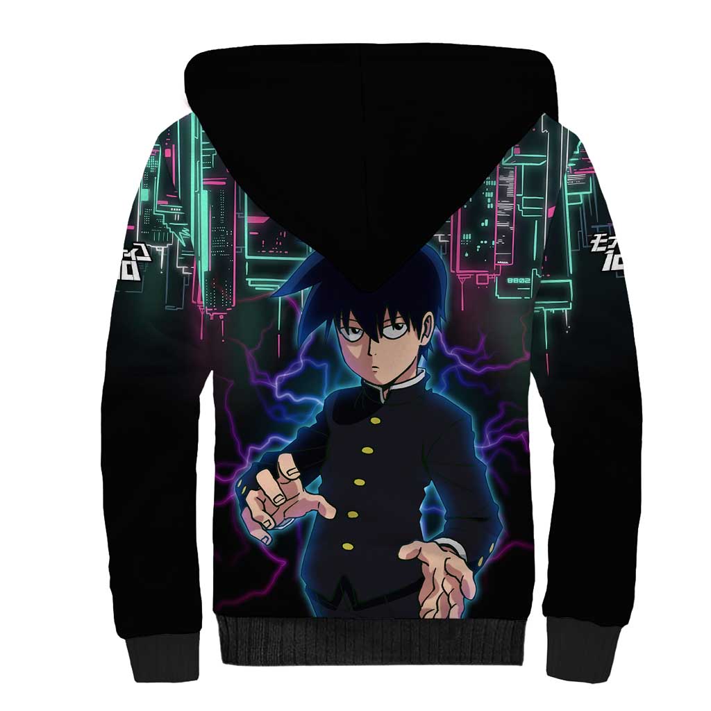 Ritsu Kageyama - Mob Psycho 100 Sherpa Hoodie Anime Style