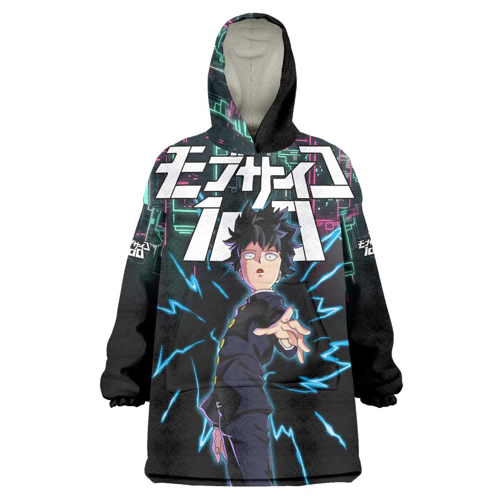 Ritsu Kageyama - Mob Psycho 100 Wearable Blanket Hoodie Anime Style