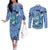 Happy - Fairy Tail Couples Matching Off The Shoulder Long Sleeve Dress and Long Sleeve Button Shirt Anime Mix Manga Style