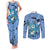 Happy - Fairy Tail Couples Matching Tank Maxi Dress and Long Sleeve Button Shirt Anime Mix Manga Style