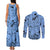 Happy - Fairy Tail Couples Matching Tank Maxi Dress and Long Sleeve Button Shirt Anime Mix Manga Style