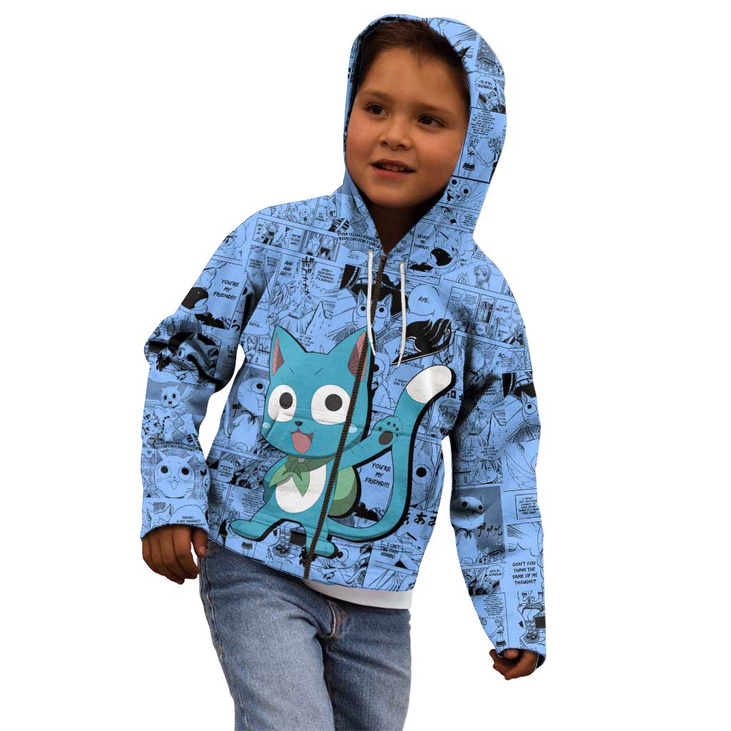 Happy - Fairy Tail Kid Hoodie Anime Mix Manga Style