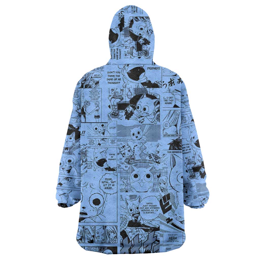Happy - Fairy Tail Wearable Blanket Hoodie Anime Mix Manga Style