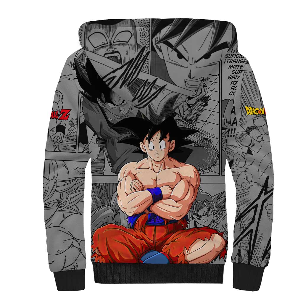 Goku - Dragon Ball Sherpa Hoodie Anime Mix Manga Style