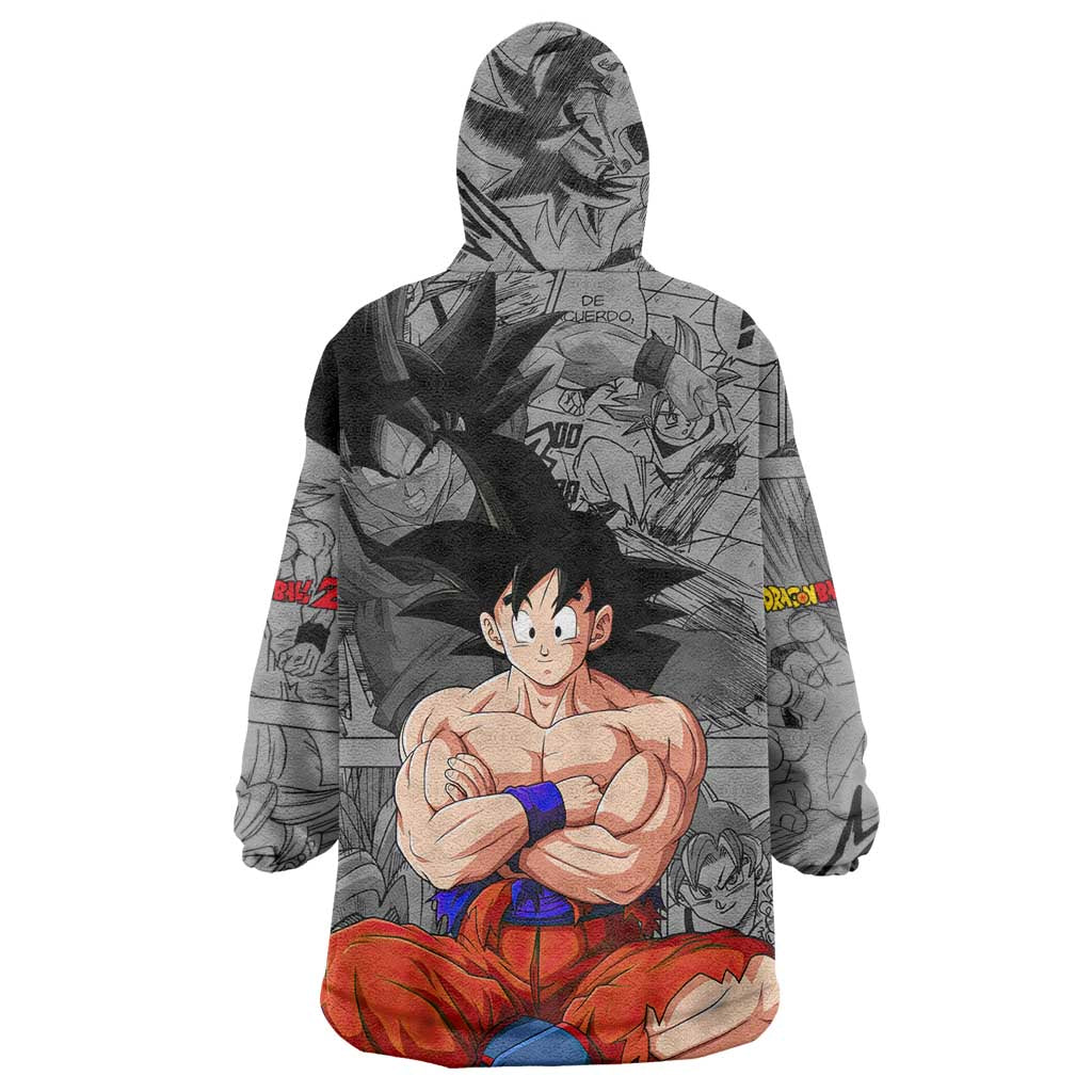 Goku - Dragon Ball Wearable Blanket Hoodie Anime Mix Manga Style