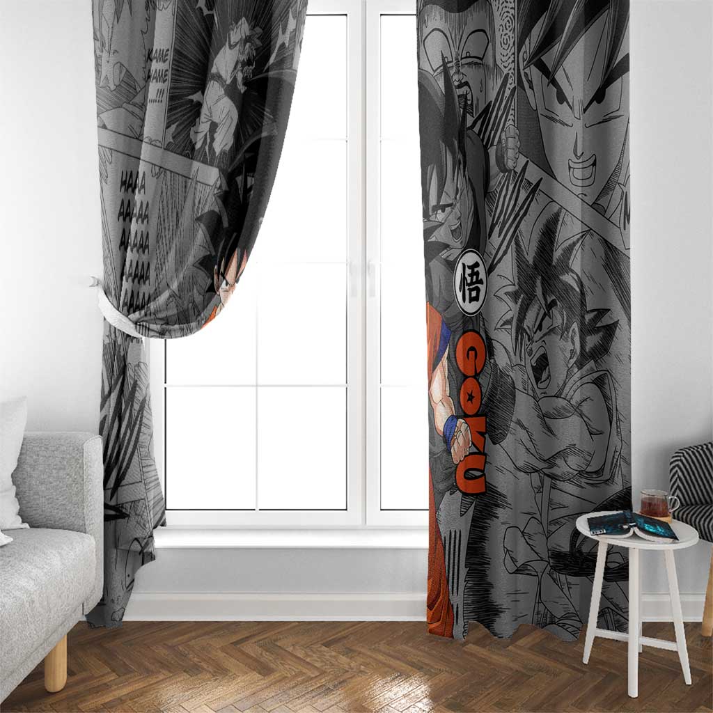 Goku - Dragon Ball Window Curtain Anime Mix Manga Style