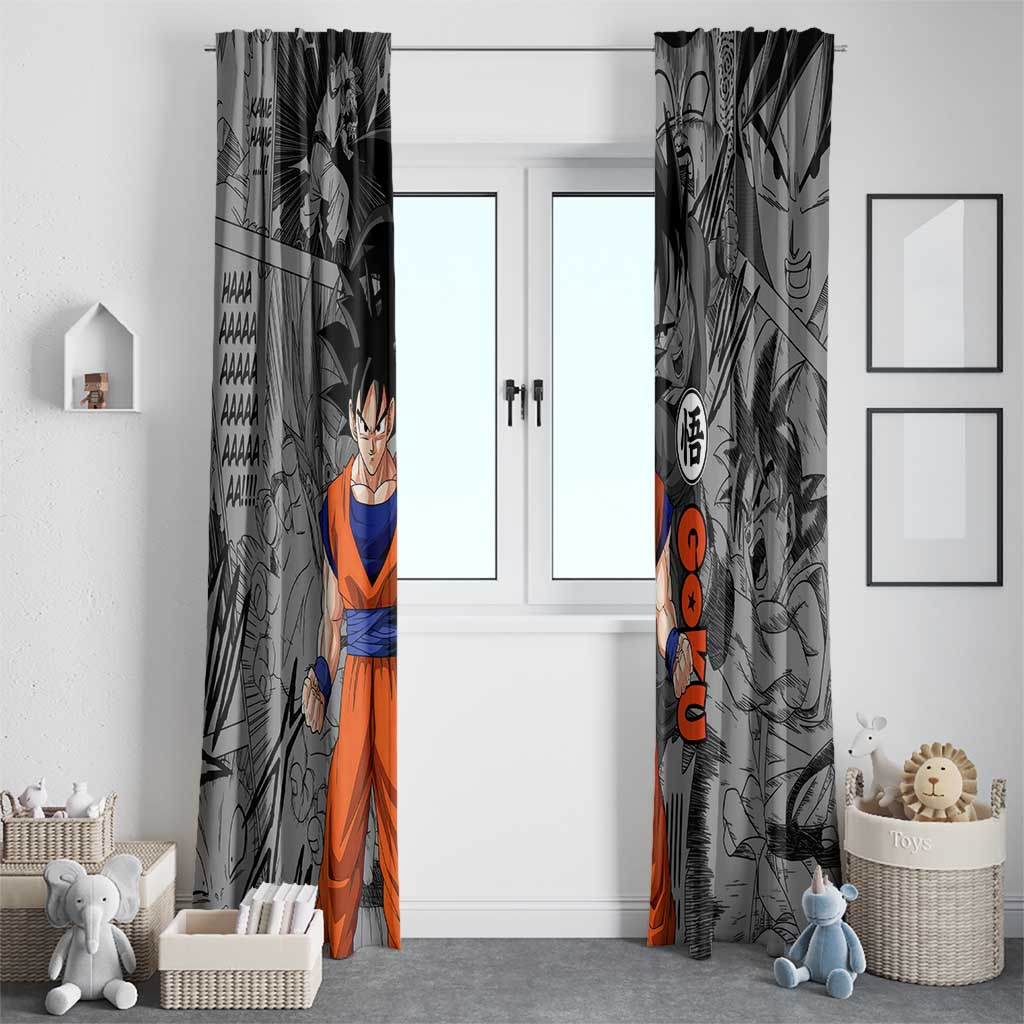 Goku - Dragon Ball Window Curtain Anime Mix Manga Style