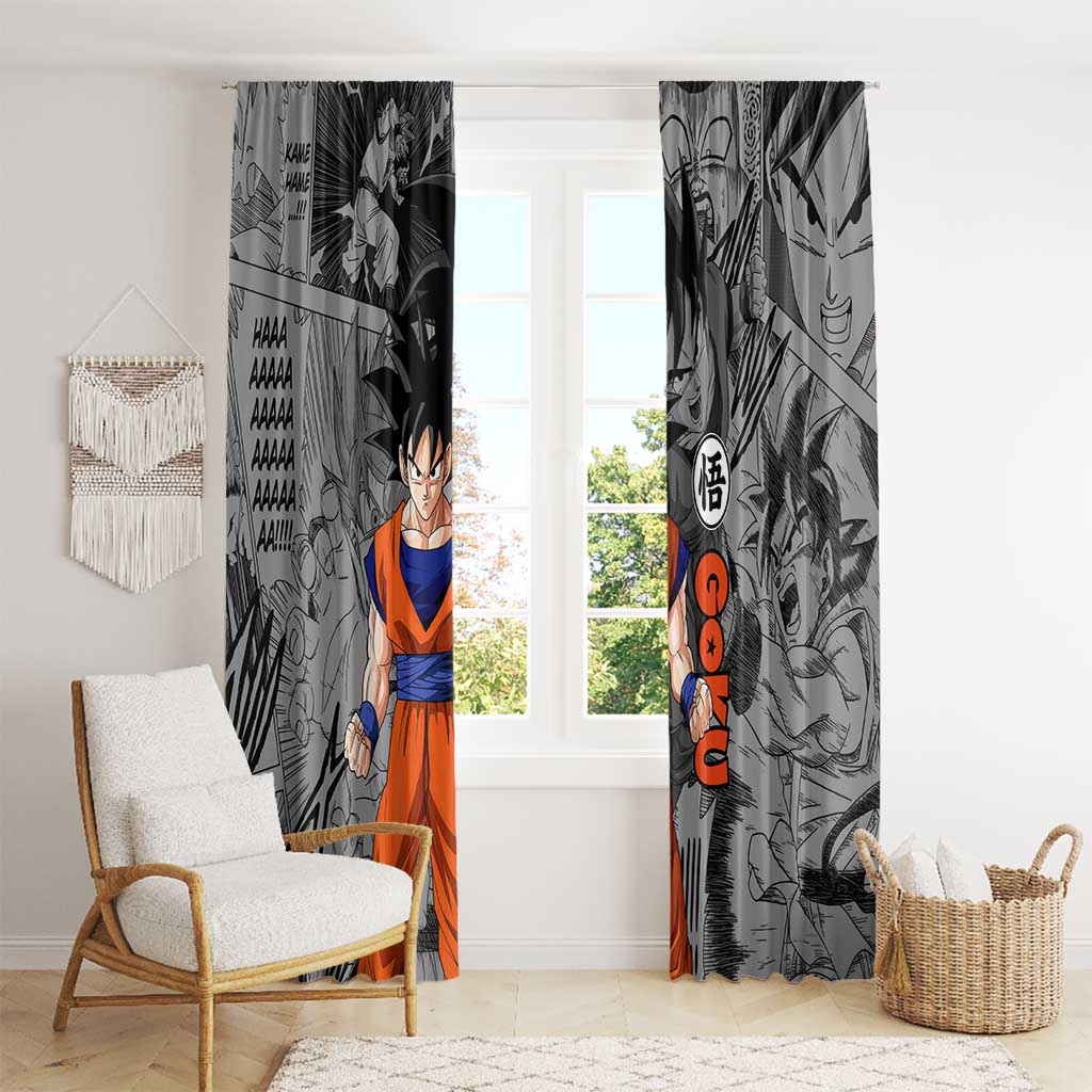 Goku - Dragon Ball Window Curtain Anime Mix Manga Style