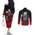Hatake Kakashi - Naruto Couples Matching Off The Shoulder Long Sleeve Dress and Long Sleeve Button Shirt Anime Style