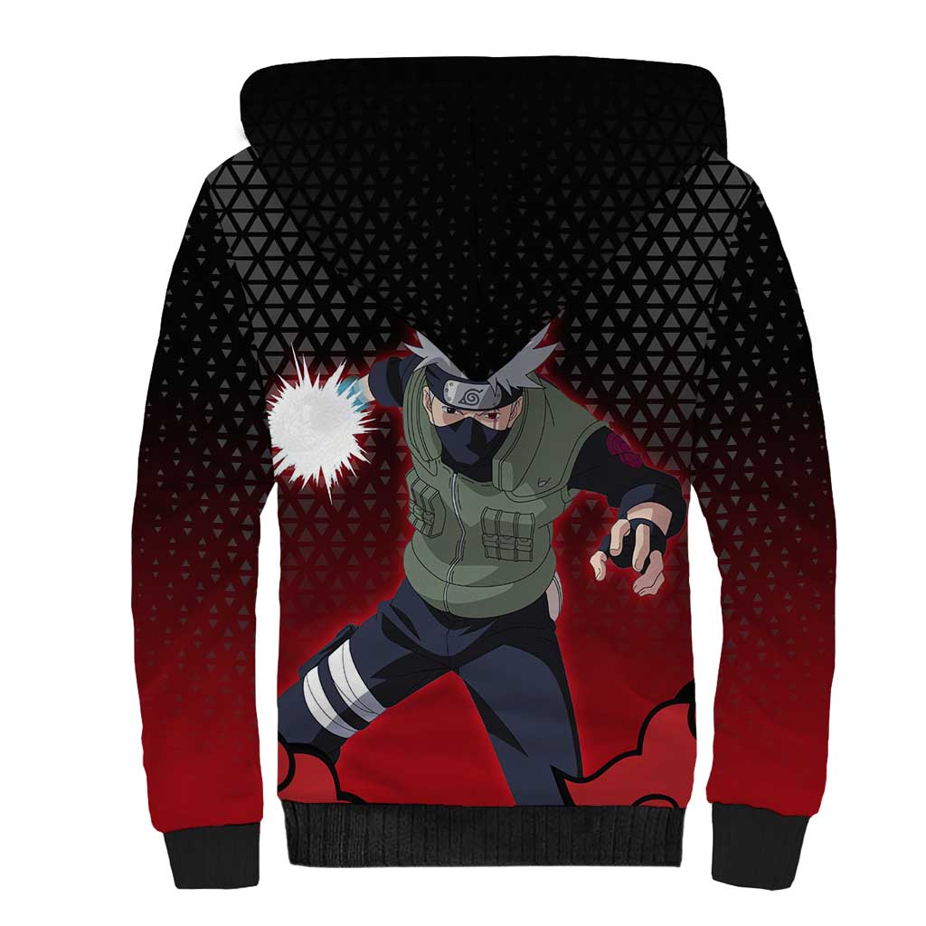 Hatake Kakashi - Naruto Sherpa Hoodie Anime Style