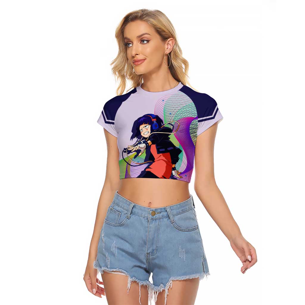 Kyoka Jiro - My Hero Academia Raglan Cropped T Shirt Anime Style