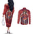 Megumin KonoSuba Couples Matching Off The Shoulder Long Sleeve Dress and Long Sleeve Button Shirt Mix Anime Style