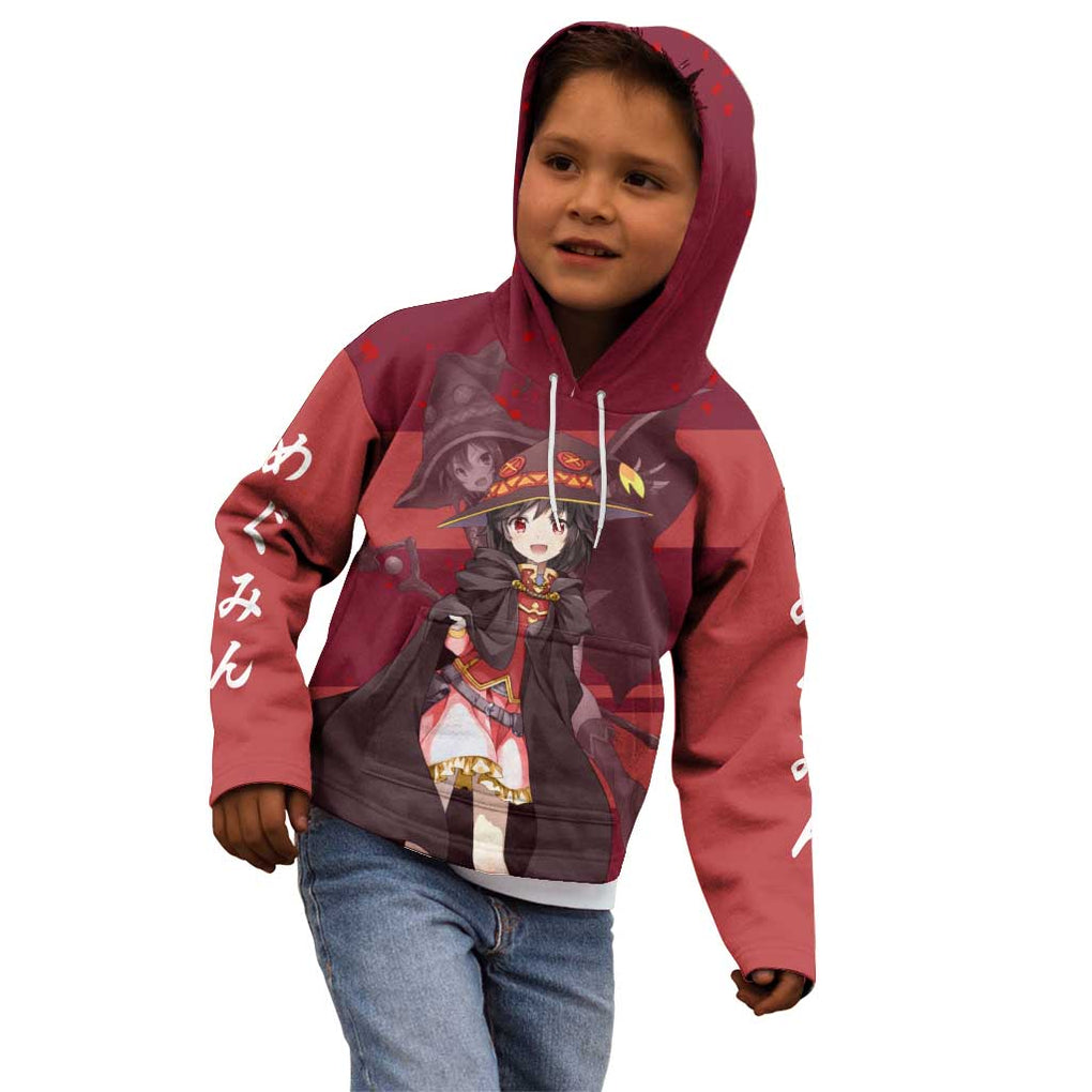Megumin KonoSuba Kid Hoodie Mix Anime Style