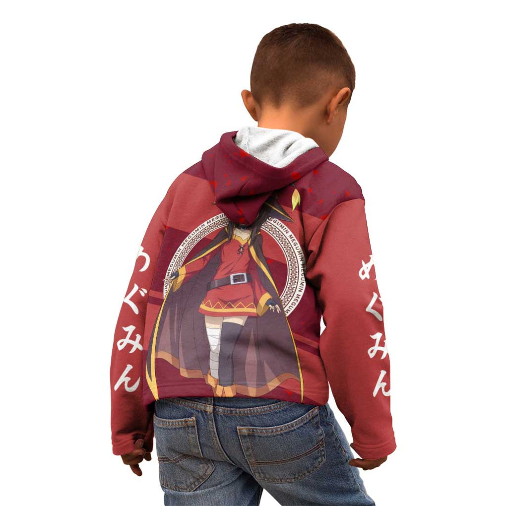 Megumin KonoSuba Kid Hoodie Mix Anime Style